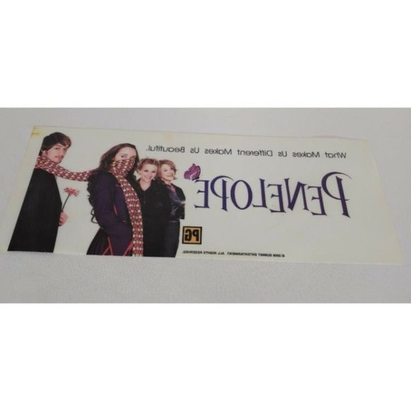 Penelope 2008 Movie Mylar 5x13 POSTER Rare ORIGINAL Summit Entertainment PG - Picture 9 of 9